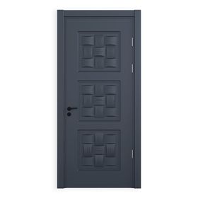 Teta Home Ilgaz 87x203 cm Antrasit 14/17 WC Banyo Amerikan Panel Kapı