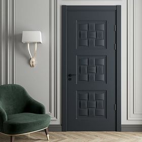 Teta Home Ilgaz 87x203 cm Antrasit 14/17 WC Banyo Amerikan Panel Kapı