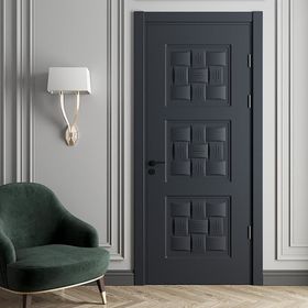 Teta Home Ilgaz 87x203 cm Antrasit 14/17 WC Banyo Amerikan Panel Kapı