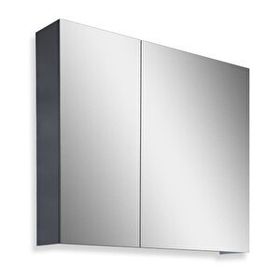 Teta Home Kahire 65 cm Antrasit MDF Aynalı Banyo Üst Dolabı