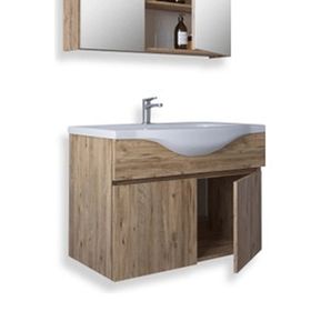 Teta Home Kahire 80 cm Atlantik Çam MDF Lavabolu Banyo Alt Dolabı