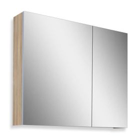 Teta Home Madrid 80 cm MDF Banyo Aynalı Üst Dolap