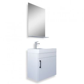 Teta Home Rio 45 cm Beyaz MDF Banyo Dolabı Seti