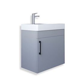 Teta Home Rio 45 cm MDF Sis Gri Banyo Lavabolu Alt Dolap