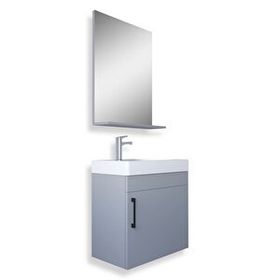 Teta Home Rio Gri 45 cm Banyo Dolabı Seti