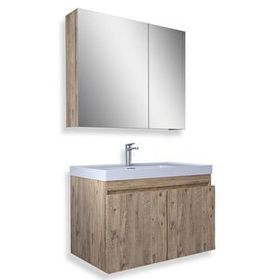 Teta Home Tokyo 65 cm Atlantik Çam MDF Banyo Dolabı Seti