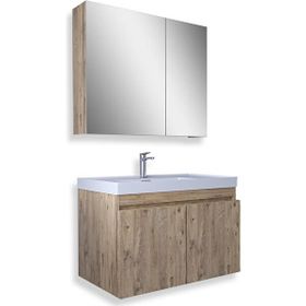 Teta Home Tokyo 65 cm Atlantik Çam MDF Banyo Dolabı Seti
