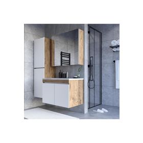 Teta Home Tokyo 65 cm MDF Banyo Dolabı Seti + Boy Dolabı