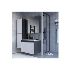 Teta Home Tokyo 65 cm MDF Banyo Dolabı Seti + Boy Dolabı