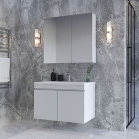 Teta Home Tokyo 80 cm Beyaz Mdf Banyo Dolabı Seti