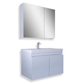 Teta Home Tokyo 80 cm Beyaz Mdf Banyo Dolabı Seti