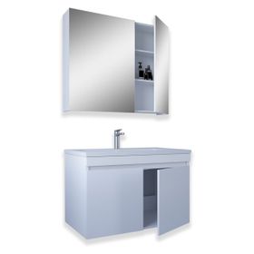 Teta Home Tokyo 80 cm Beyaz Mdf Banyo Dolabı Seti