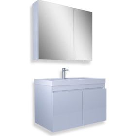 Teta Home Tokyo 80 cm Beyaz Mdf Banyo Dolabı Seti