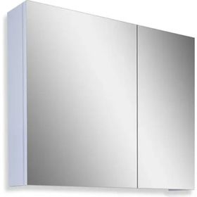 Teta Home Tokyo 80 cm Beyaz MDF Banyo Üst Aynalı Dolap