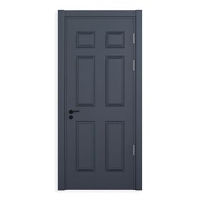 Teta Home Toros 87x203 cm Antrasit 14/17 WC Banyo Amerikan Panel Kapı