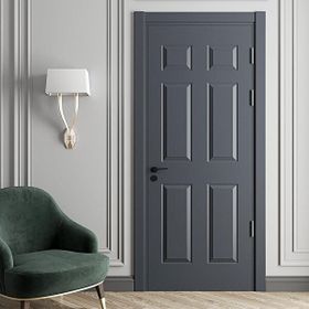 Teta Home Toros 87x203 cm Antrasit 14/17 WC Banyo Amerikan Panel Kapı