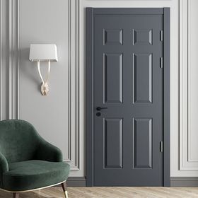 Teta Home Toros 87x203 cm Antrasit 14/17 WC Banyo Amerikan Panel Kapı
