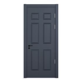 Teta Home Toros 87x203 cm Antrasit 14/17 WC Banyo Amerikan Panel Kapı