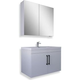 Teta Home Yalova 65 cm - Beyaz MDF Banyo Dolabı Seti