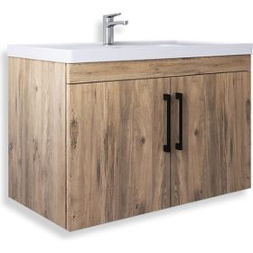 Teta Home Yalova 65 cm MDF Atlantik Çam Banyo Lavabolu Alt Dolap