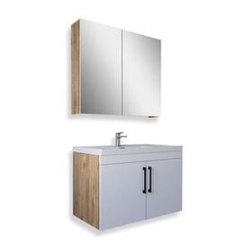 Teta Home Yalova 80 cm Mdf Banyo Dolabı Seti