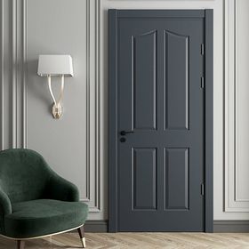 Teta Home Zigana Antrasit 87x203 cm 18/21 Wc-Banyo Amerikan Panel Kapı