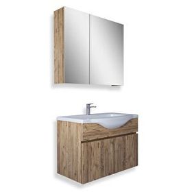Teta Kahire 65 cm Atlantik Çam Mdf Banyo Dolabı Seti