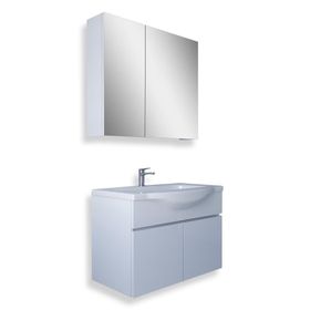 Teta Kahire 65 cm Beyaz Mdf Banyo Dolabı Seti