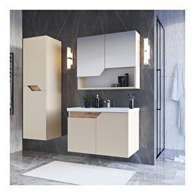 Teta Napoli 65 cm Mdf Banyo Seti+Boy Dolabı