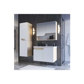 Teta Napoli 65 cm Mdf Banyo Seti+Boy Dolabı