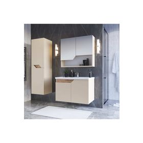 Teta Napoli 65 cm Mdf Banyo Seti+Boy Dolabı