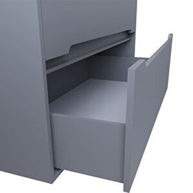 Teta Sis Gri Madrıd 65 cm Mdf Banyo Dolabı Seti