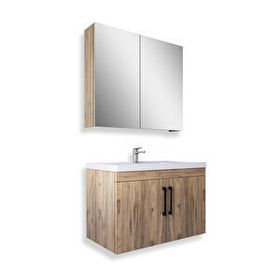 Teta Yalova Atlantik Çam 65 cm Banyo Dolabı Seti
