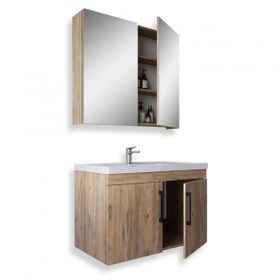 Teta Yalova Atlantik Çam 65 cm Banyo Dolabı Seti