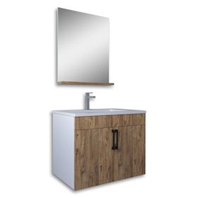 Teta Yalova Atlantik Çam 65 cm Banyo Dolabı Seti