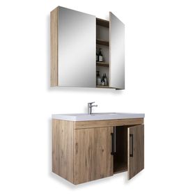 Teta Yalova Atlantik Çam 65 cm Banyo Dolabı Seti