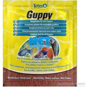 Tetra Guppy 12 gr Mini Flakes Lepistes Yemi
