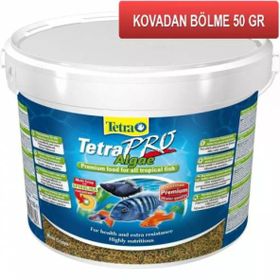Tetra Pro Algae 50 gr Kovadan Bölme Bitkisel Cichlid Balık Yemi