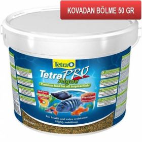 Tetra Pro Algae 50 gr Kovadan Bölme Bitkisel Cichlid Balık Yemi