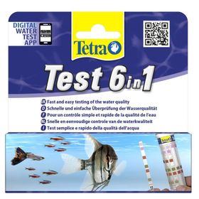 Tetra Test 6 in 1 25 Adet Tatlı Su Stick