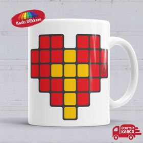 Tetris Porselen Kupa Bardak