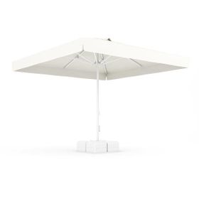 Tevalli Mega Krem İpli Şemsiye 300x300 cm + 4'lü Küp Bidon Set