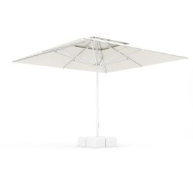 Tevalli Mega Krem İpli Şemsiye 330x330 cm + 4'lü Küp Bidon Set