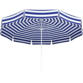 Tevalli Parasol's 100/10 Mavi Beyaz Çizgi Delüks Plaj ve Bahçe Şemsiye