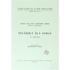TEVARIHI ALI OSMAN 2. DEFTER - İBN KEMAL