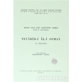 TEVARIHI ALI OSMAN 2. DEFTER - İBN KEMAL