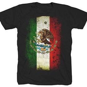 Tex-Ha Mexiko El Chapo Bayrak Acapulco Sinaloa Futbol Tekila Sombrero Siyah T-Shirt