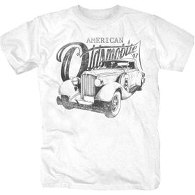 Tex-Ha Oldsmobile USA America Custom Cars Retro Oldschool Beyaz Tişört