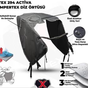 Tex XBYC 294 Honda Activa S İmper Kalın Kumaş Motosiklet Diz Örtüsü