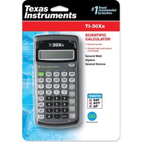 Texas Instruments TI-30XA Gri Siyah Hesap Makinesi